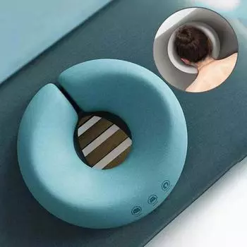 Подушка для лица вниз, массажный стол для спа-мастера, универсальный подголовник, подушка для лица, мягкий массажный стол для спа, стул, пенопластовая подушка для лица серый