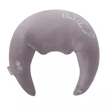Подушка для массажа шеи ATEX Lourdes Hot Neck Professional Massage Grey AX-HXL391gr серый
