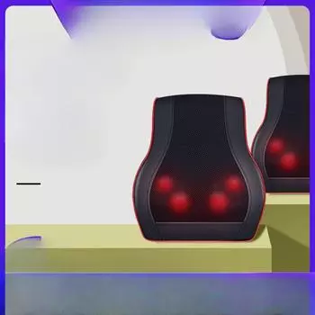 Подушка для массажа шейного отдела, талии, шеи и плеч, электрическая массажная подушка, горячий компресс, интеллектуальный многофункциональный массажер для поясницы оптом Deluxe model