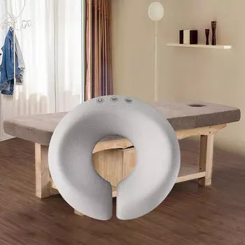 Подушка для массажа СПА-стола для шеи, подушка для головы, мягкая, легкая, для лица, в самолете Sponge Gray