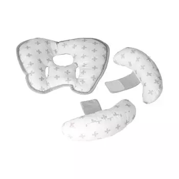 Подушка для младенцев, регулируемая, дышащая, мягкая, уникальная форма, портативный инструмент для поддержки головы младенца