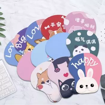 Подушка для мыши Противоскользящая силиконовая тонкая работа 1