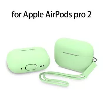 Подушка для наушников Плотно прилегающая, пыленепроницаемая, противоударная, силиконовая, с подвесной веревкой, чехол для наушников AirPods Pro 2