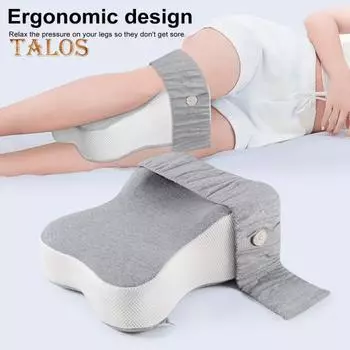 Подушка для ног Comfort Knee для спящих на боку, подушка для ног из пены с эффектом памяти для облегчения боли в спине и пояснице, эргономичная подушка для ног с регулируемым ремнем B