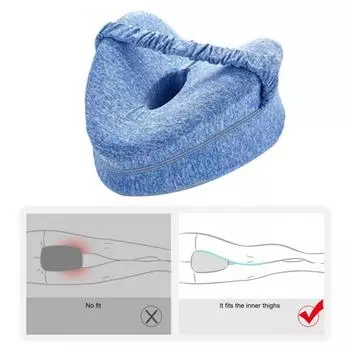 Подушка для ног для беременных женщин, подушка из пены с эффектом памяти в форме сердца, дышащая ткань, подушка для выравнивания боли в ногах, ишиас розовый