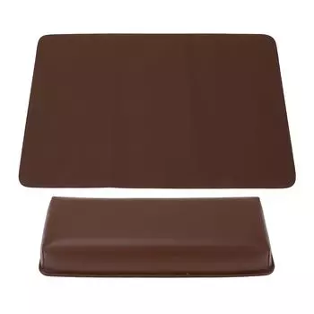 Подушка для ногтей с прямоугольной двухцветной подушкой из искусственной кожи для запястья, для салона и дома