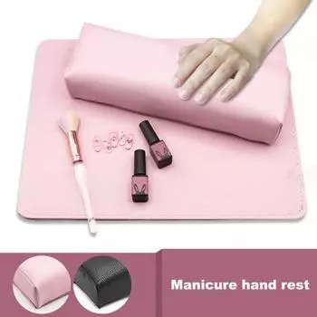 Подушка для ногтей, удобная, высокая устойчивость, держащая руки, подушка для рук, подставка для рук, держатель для красоты A чёрный