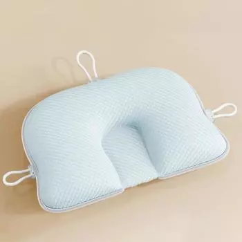 Подушка для новорожденного, регулируемая подушка для головы младенца, мягкая и дышащая, детские подушки для сна, эргономичный дизайн, можно стирать розовый