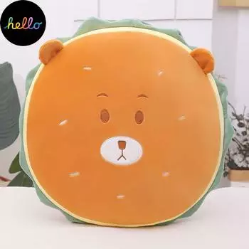 Подушка для объятий с гамбургером, плюшевая игрушка, коврик для ползания, многофункциональный подарок для девочки 30cm