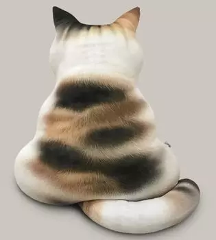 Подушка для обнимашек с кошкой Мягкая игрушка Чатра Сабатора Американское шоу Калико Кот Забавные товары Подарок Милый Забутон Мо Instagram Бродячая кошка Котенок
