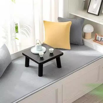 Подушка для окна из синели, подушка для выступа, универсальная подушка для четырех сезонов, новая однотонная подушка 60*160