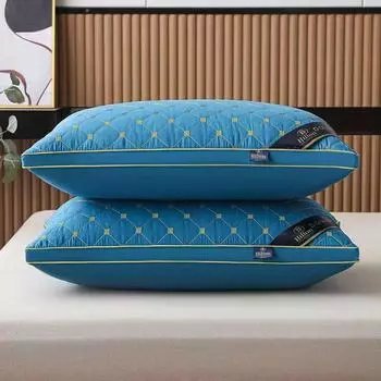 Подушка для отеля Core Neck Protector Бытовая для взрослых Four Seasons Подушка Core Single Pack Домашний текстиль Подушка 1pcs Low pillow белый