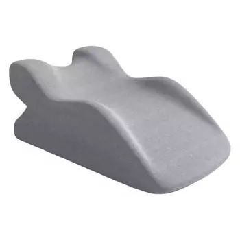 Подушка для пар Волнистая клиновидная подушка для облегчения боли в груди и спине Подушка для ягодиц из пены с памятью Эргономичная поддержка осанки Многофункциональная подушка для кровати для сидения и A светло-серый