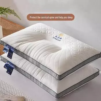 Подушка для поддержки шеи из латекса Space Capsule для общежития, дома или отеля — доступна по отдельности или в паре. 48*74 - Low Pillow