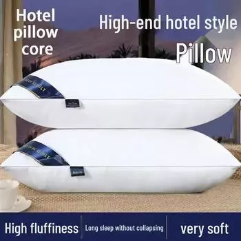 Подушка для поддержки шеи из перьевого бархата с 3D-стежкой «Полное звездное небо» 500g