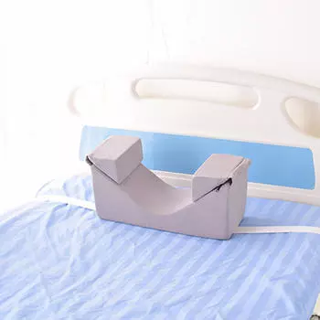 Подушка для поддержки шеи с фиксированной головой для пожилых лежачих пациентов серый