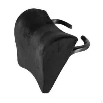 Подушка для поддержки шеи в автомобиле для расслабления во время вождения PU Leather black