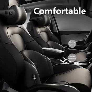 Подушка для поддержки шеи в автомобиле, подушка для спинки офисного сиденья, поддерживающая подголовник, имитация массажа человека, дышащая подушка для путешествий и дома