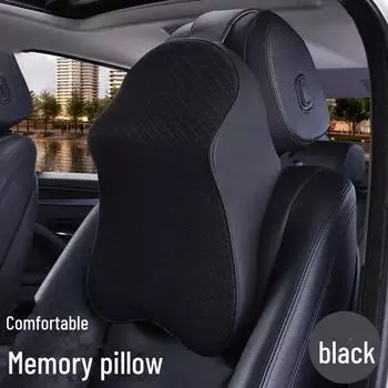 Подушка для подголовника автомобиля из пеноматериала с эффектом памяти, поясничной поддержкой и подушкой для шеи small headrest бежевый