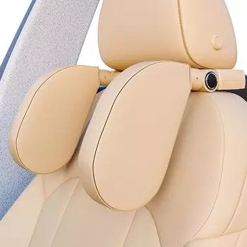 Подушка для подголовника автомобиля, подушка из пены с эффектом памяти, подушка для поддержки головы и шеи, регулируемая по высоте и ширине для сна серый