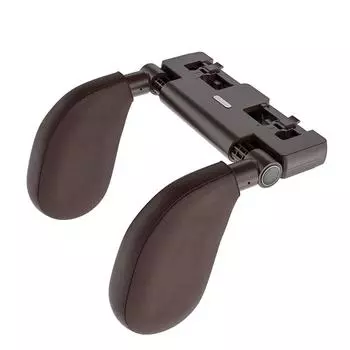 Подушка для подголовника автомобиля, подушка из пены с эффектом памяти, подушка для поддержки головы и шеи, регулируемая по высоте и ширине для сна красный