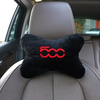 Подушка для подголовника для шеи автомобиля, 1 шт., эластичная хлопковая подушка для сиденья 500, поддержка головы, защита для шеи, красный