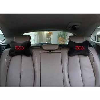 Подушка для подголовника для шеи автомобиля, 1 шт., эластичная хлопковая подушка для сиденья 500, поддержка головы, защита для шеи, красный