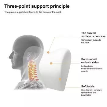 Подушка для подголовника для шеи автомобиля, подушка для поддержки головы, автомобильная дышащая пена с эффектом памяти, медленная защита от отскока, универсальная автомобильная подушка для поясницы кларет