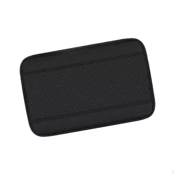 Подушка для подлокотника автомобиля, украшение интерьера, износостойкий водонепроницаемый коврик, протектор, центральный Black