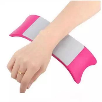 Подушка для подлокотников для ногтей, силиконовая многоцветная подушка для рук, аксессуары для маникюра, инструменты для дизайна ногтей белый