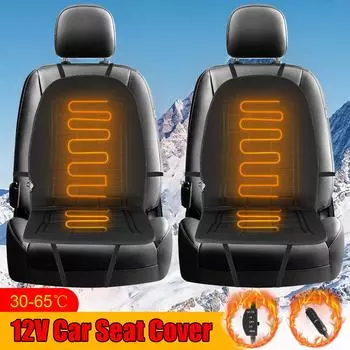 Подушка для подогрева сидений автомобиля, зимний подогрев сидений 12 В, автомобильные сиденья с подогревом, автомобильные аксессуары, автомобильное электрическое сиденье с подогревом, автомобильный стайлинг, зимняя накладка, подушка 1 PCS