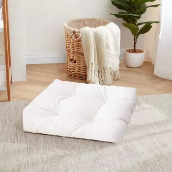 Подушка для пола, квадратная подушка, удобная, легкая, для стула для кормления собак, для сада