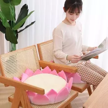 Подушка для пола Лотос Подушки для сидения Йога Медитация Лотос Формы Пола 20cm розовый