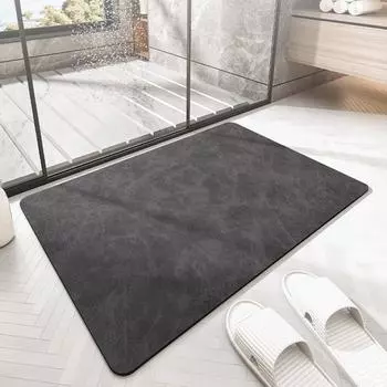Подушка для пола в ванной комнате с диатомовой грязью, быстросохнущий впитывающий коврик для унитаза, нескользящий коврик для унитаза, коврик для двери 40*60CM