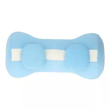 Подушка для поясничной поддержки для сна, подушка для поддержки поясницы и нижней части спины с 2 аксессуарами, легкая светло-синий