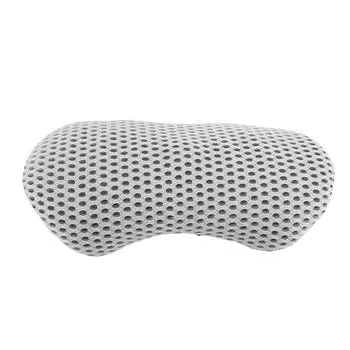 Подушка для поясничной поддержки Подушка для спины из пены с памятью для офисного кресла Автосиденья Эргономичная поясничная подушка для светло-серый