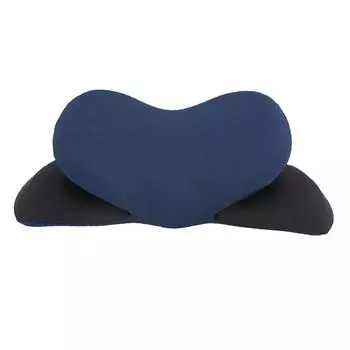 Подушка для поясницы 2 в 1, многофункциональная подушка для поддержки спины с эффектом памяти и медленным отскоком темно-синий