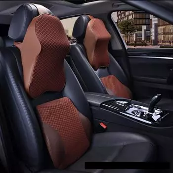 Подушка для поясницы Подушка для автомобиля Подушка для сиденья с эффектом памяти Подушка для шеи Подушка для сиденья автомобиля Подушка для поясницы Аксессуары для интерьера