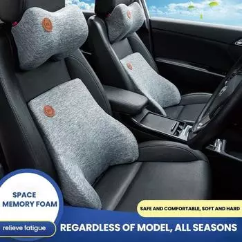Подушка для поясницы Подушка для поясницы Аксессуары для салона автомобиля Подголовник Подушка для водителя Спинка автомобиля Поддержка спины Шея Пена с эффектом памяти Сиденье
