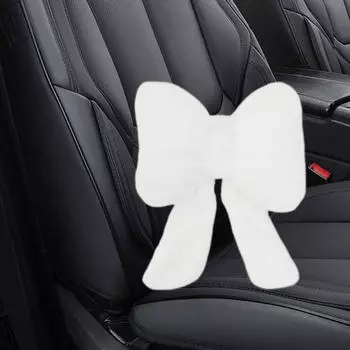 Подушка для поясницы с бантом, подушка для спины для кресла-реклайнера белый