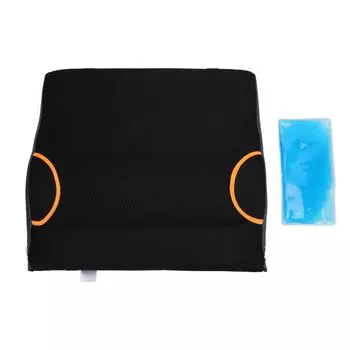 Подушка для поясницы с дышащим сетчатым чехлом, подушка для спины из пеноматериала с эффектом памяти и гелевой подушкой для автомобильного сиденья Offic