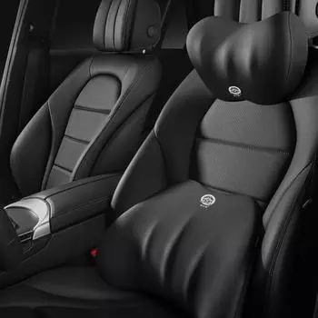 Подушка для поясницы в машину Подушка для шеи в машину Поддержка поясницы Память Хлопковая пена Полиэстерное волокно Подголовник Поддержка спины для всех сезонов