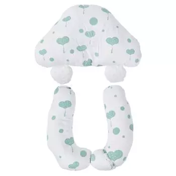 Подушка для позиционирования младенца из хлопка, мягкая, дышащая, милая, элегантная, успокаивающая, кормящая, сон