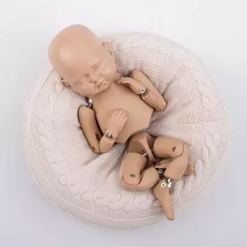 Подушка для позирования новорожденных, супер мягкая нежная текстура, хлопковая подушка для детской фотографии, диван, реквизит для съемки дома белый