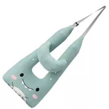 Подушка для путешествий в автомобиль, U-образная подушка для шеи и подголовника, мягкая, удобная, съемная, для путешествий в автомобиль, для взрослых и детей оранжевый