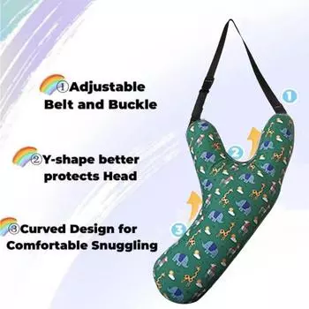 Подушка для путешествий в автомобиле, поддержка головы и тела для сна для взрослых и детей в автомобиле Whale