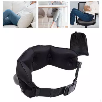 Подушка для путешествий в самолет, легкий подарок, шея, автомобиль, офис, поезд, черный