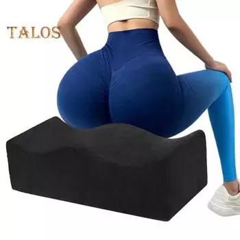 Подушка для ягодиц Hip Levage Coussin Memory Foam Butt Lift, поддерживающая подушка для ног, для восстановления после операции на бедре, съемный моющийся чехол, нескользящая нижняя часть, поддерживающая ногу чёрный