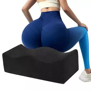 Подушка для ягодиц Hip Levage Coussin Memory Foam с эффектом памяти, поддерживающая подушка для ног для бедер чёрный