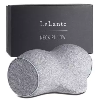Подушка для растяжки шеи LeLante Подушка для растяжки шеи Подушка для растяжки шеи для мужчин и женщин Подарок на день Светло-серый [Рекомендуется мануальным терапевтом] Матери Отца